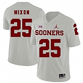 Oklahoma Sooners 25 Joe Mixon White College Football Jersey Dzhi,baseball caps,new era cap wholesale,wholesale hats